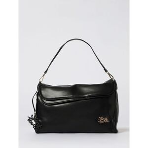 Secret Pon-Pon Shoulder Bag Woman Black